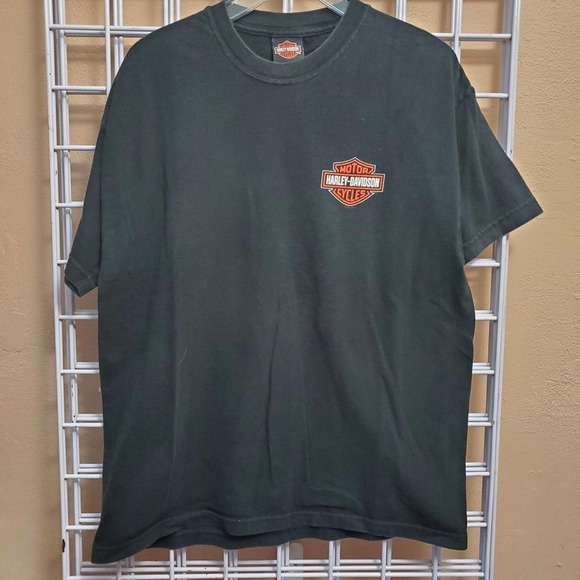 Harley Davidson Other - Vintage Harley Davidson Green Greenville South Carolina t-shirt